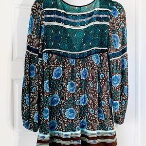 Free people floral peasant top